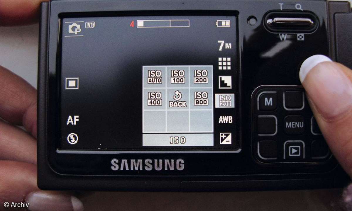 Samsung Digimax L70 Rückseite