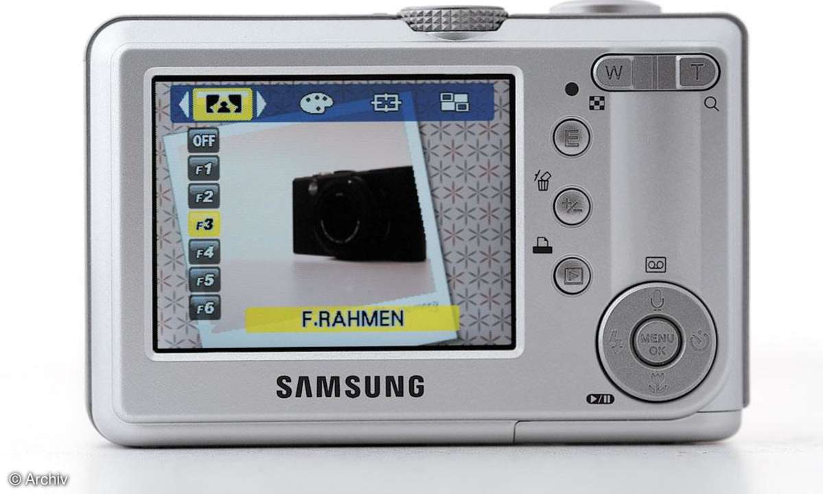 Samsung Digimax S700 Bedienelemente