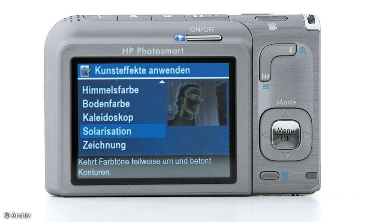 HP Photosmart R827 Bedienelemente
