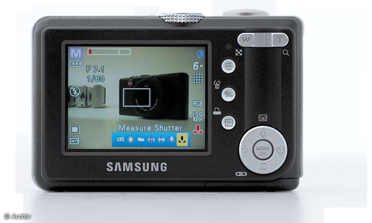 Samsung Digimax S600 Bedienelement
