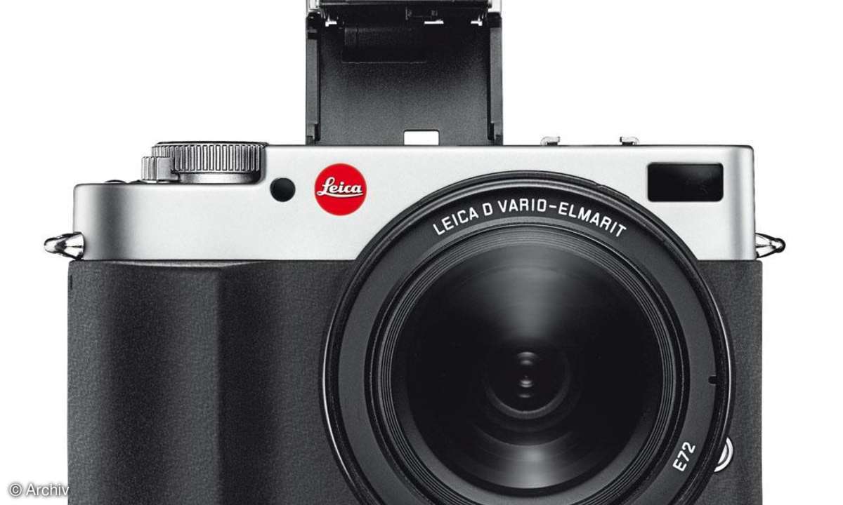 Leica Digilux 3 Bedienelemente/Blitzgerät