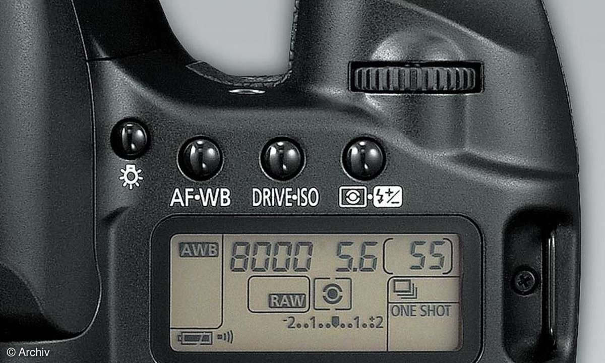 Canon EOS 30D Display