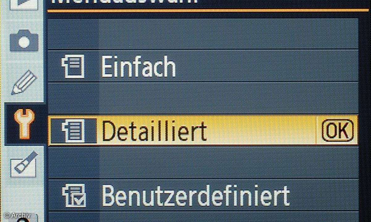 Menü Auswahl Nikon D80