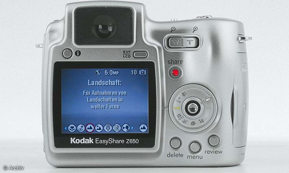 Kodak Easyshare Z650 Rückseite