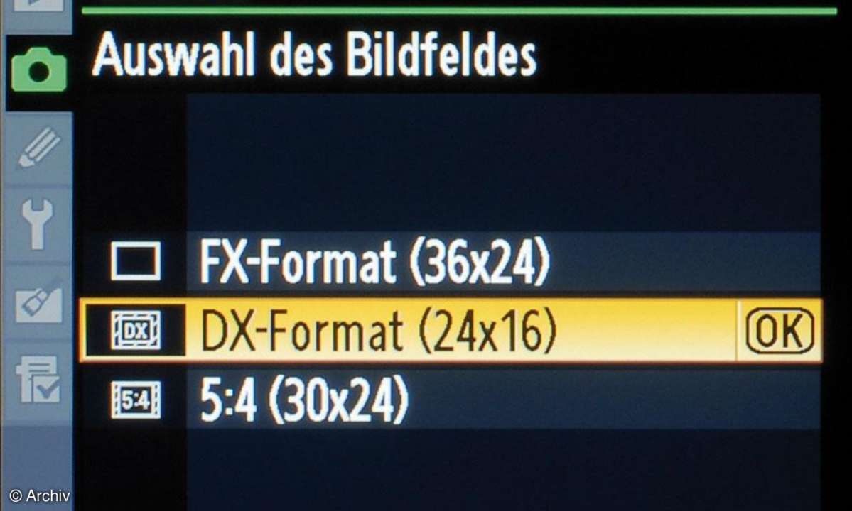Bildformat Nikon D3