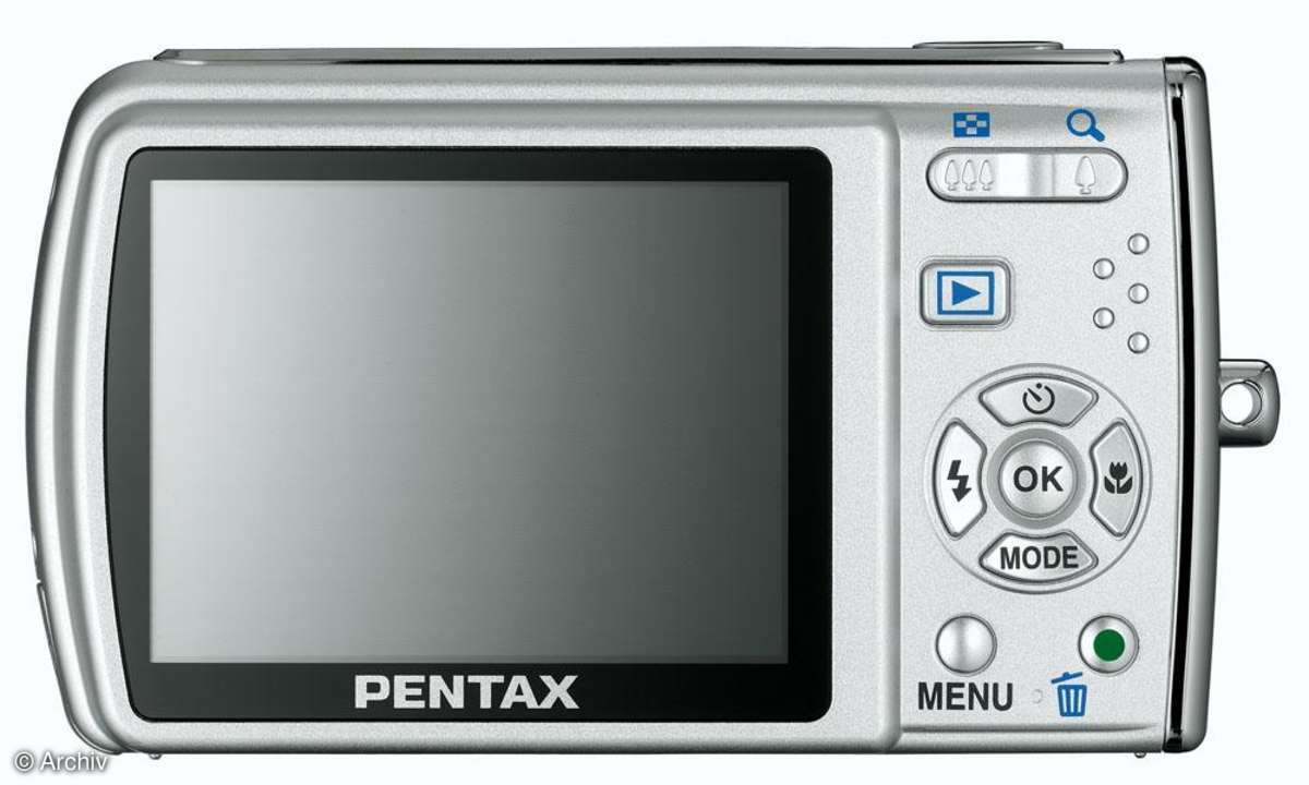 Pentax Optio M40 Rückseite