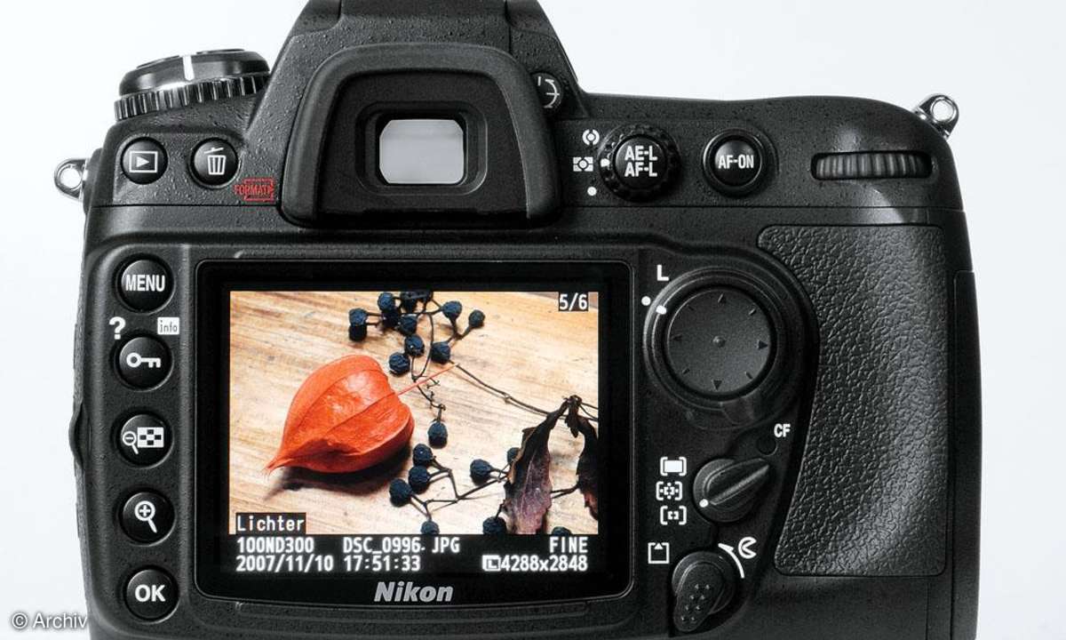 Nikon D300 Rückseite