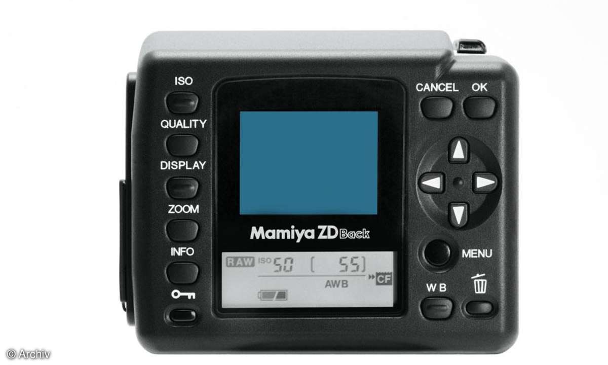 Mamiya 645 AF DII ZD Back Display