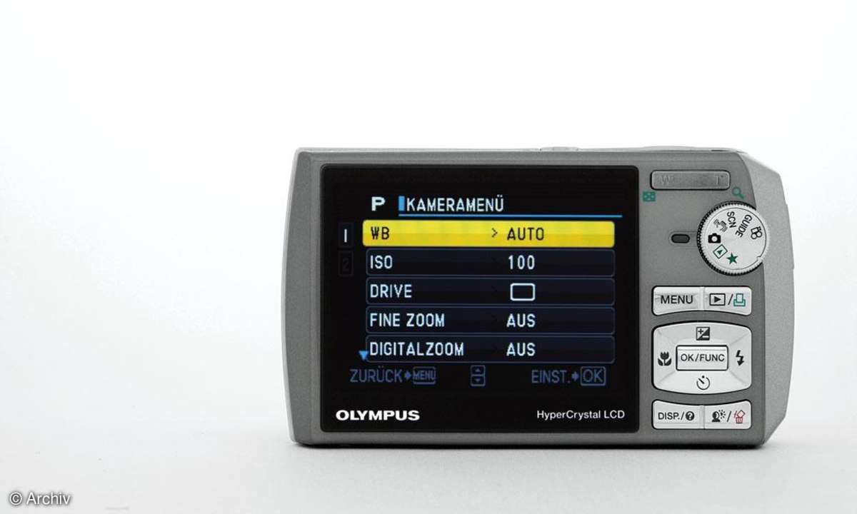 Olympus µ1200 Rückseite