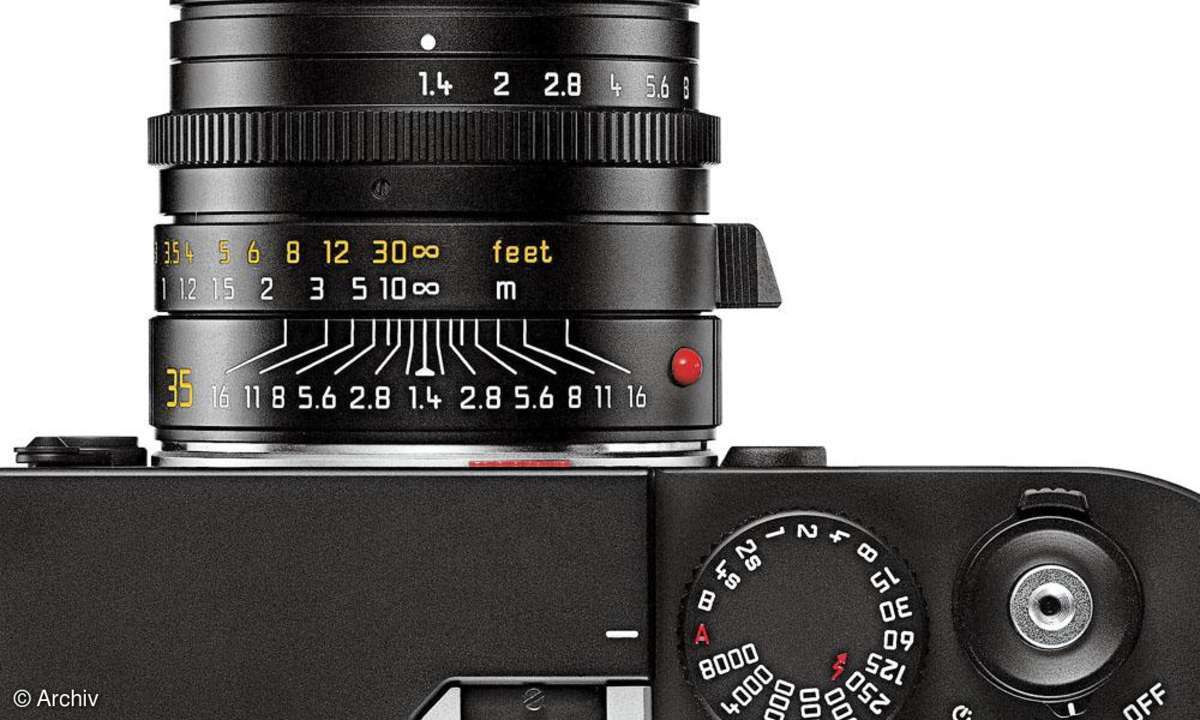 Leica M8 Verschlusszeitenrad