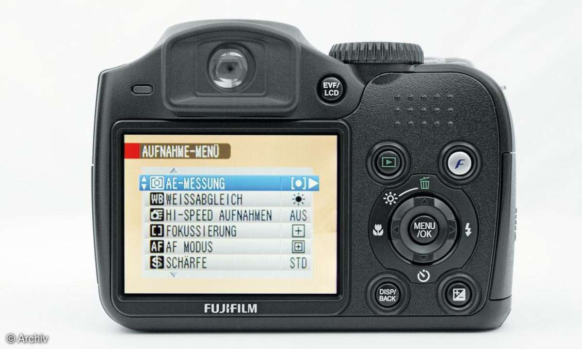 Fuji Finepix S5800 Rückseite/ Display