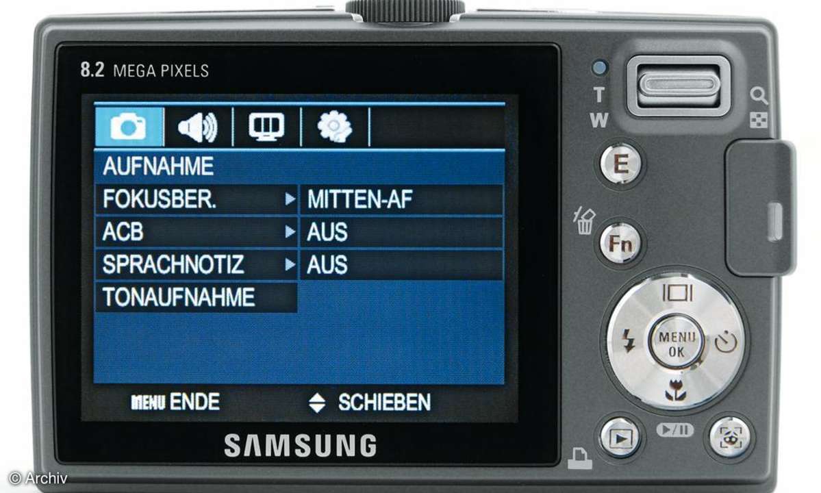 Samsung L100 Rückseite