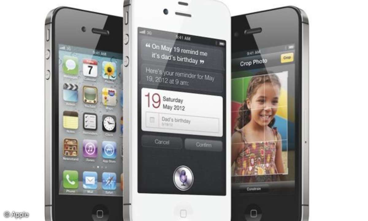 Optisch unterscheidet sich das iPhone 4S nicht von seinem Vorgänger. Das Innenleben wurde jedoch aufgerüstet und ähnelt dem des iPad 2.