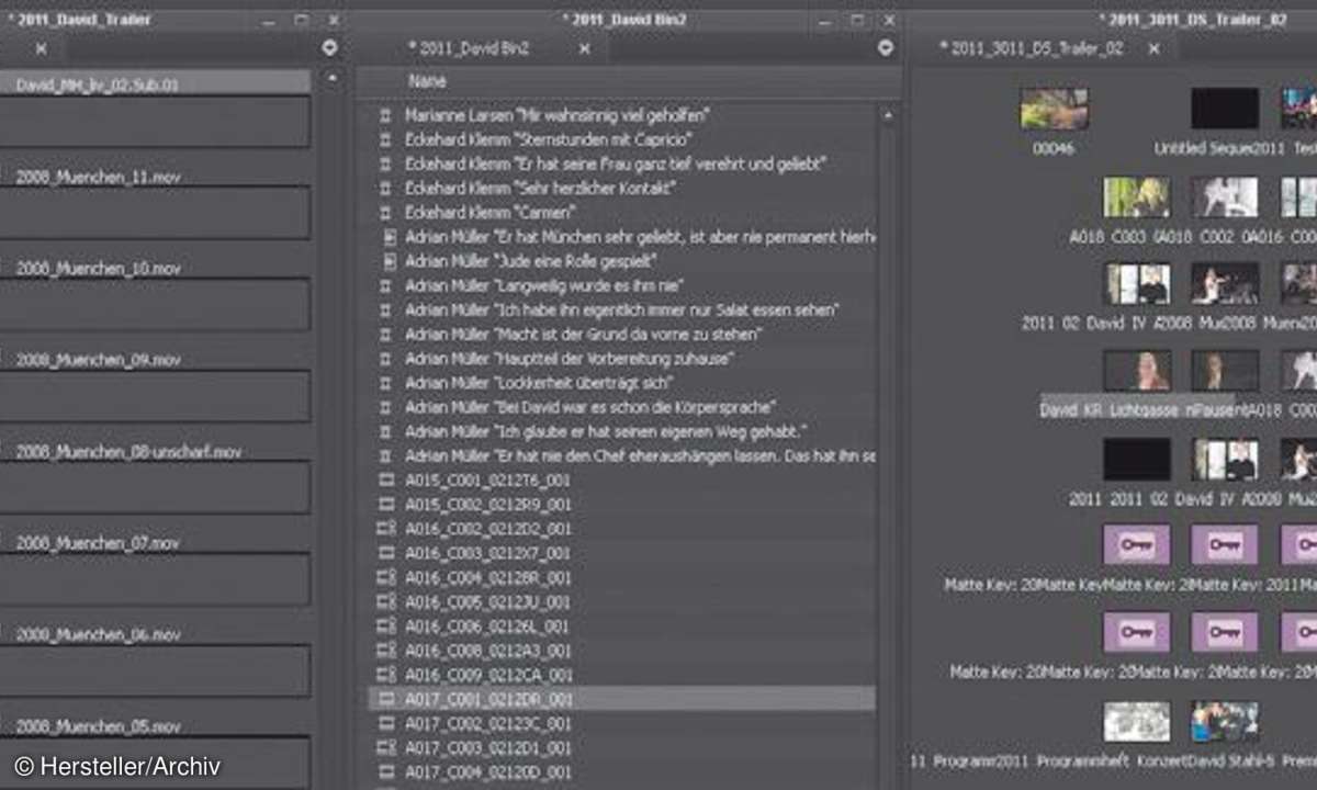 Avid Media Composer 6.0, software, tools
