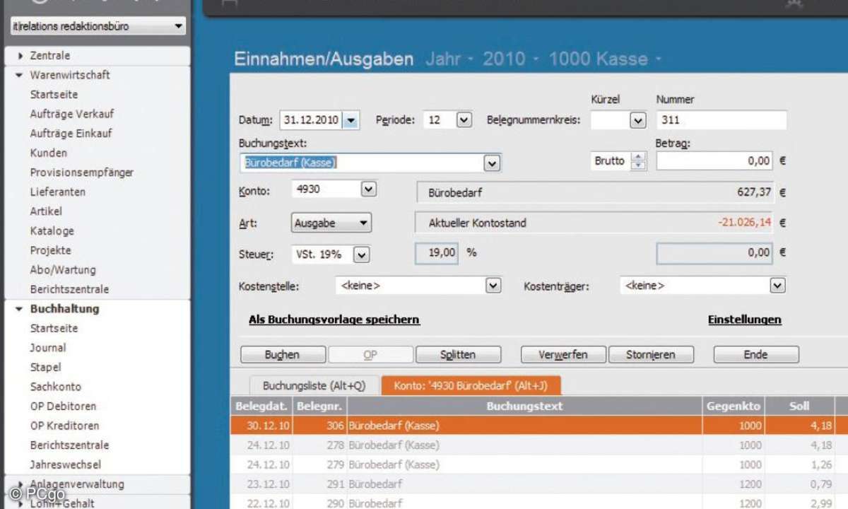 financial office 2011