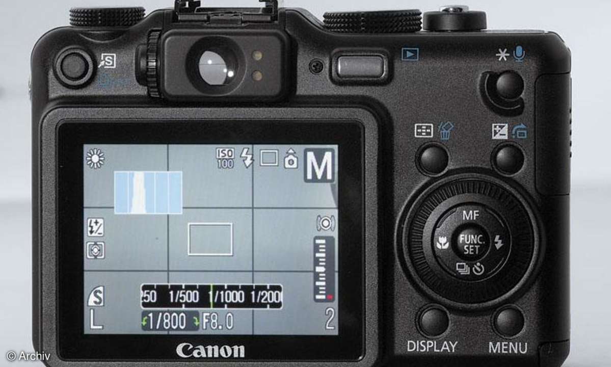 Canon PowerShot G7 Rückseite