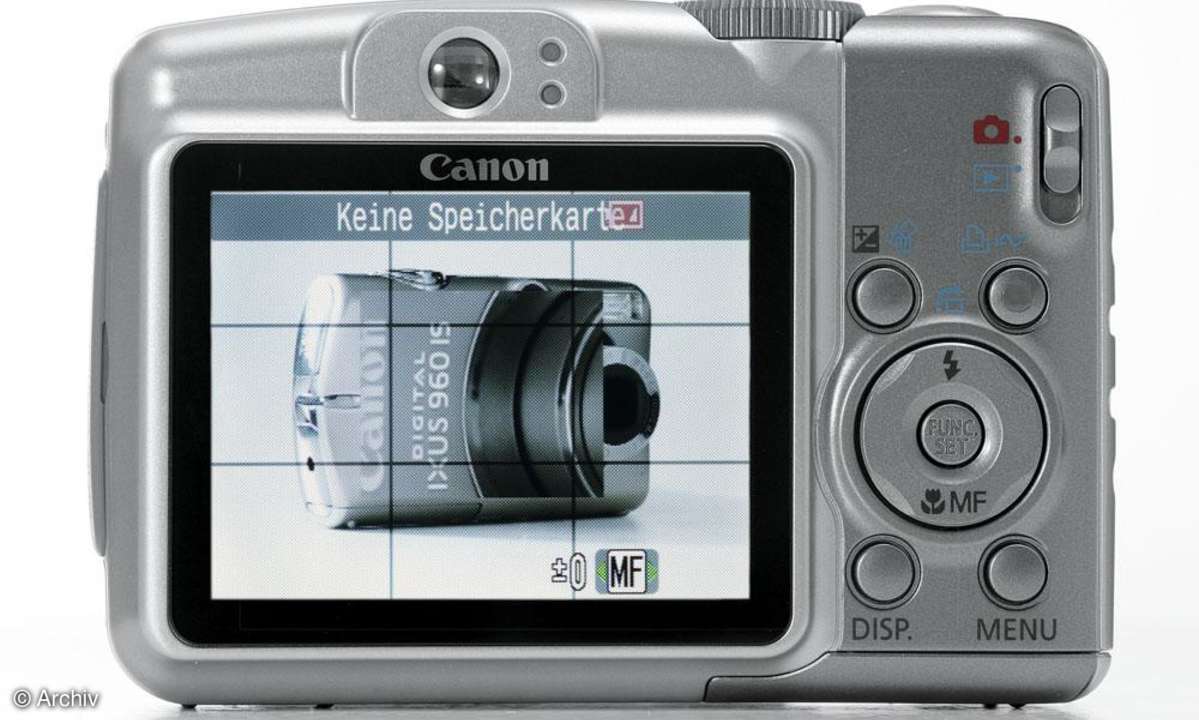 Canon Powershot A720 IS Rückseite