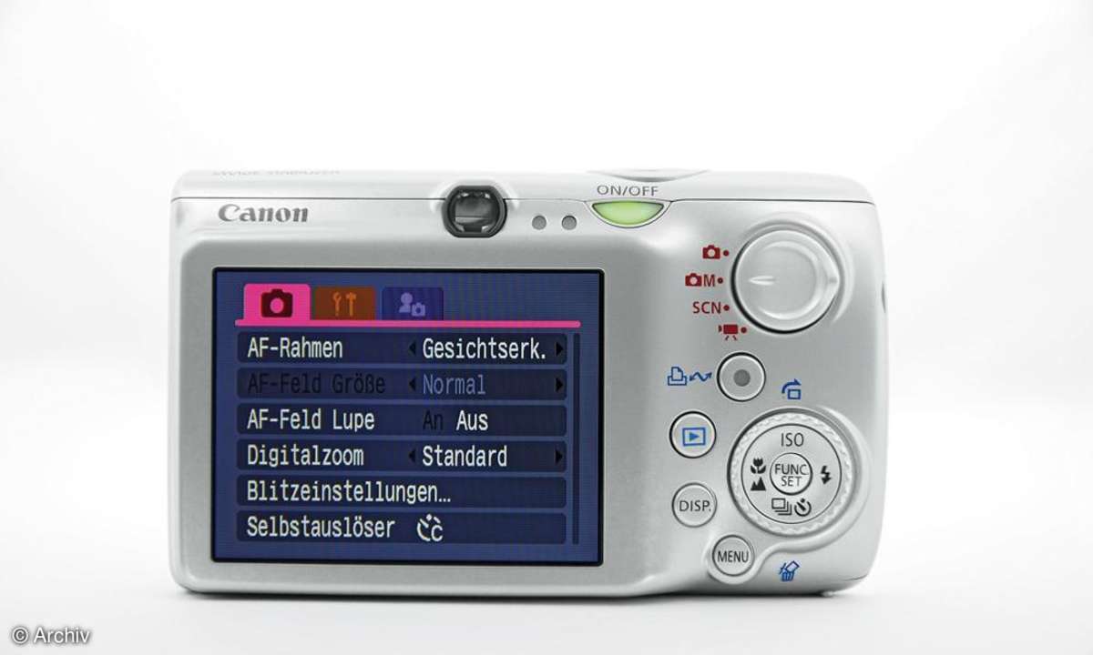 Canon Ixus 970 IS Rückseite