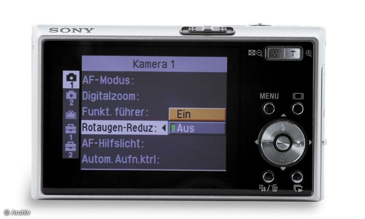 Sony Cybershot DSC-T30 Rückseite