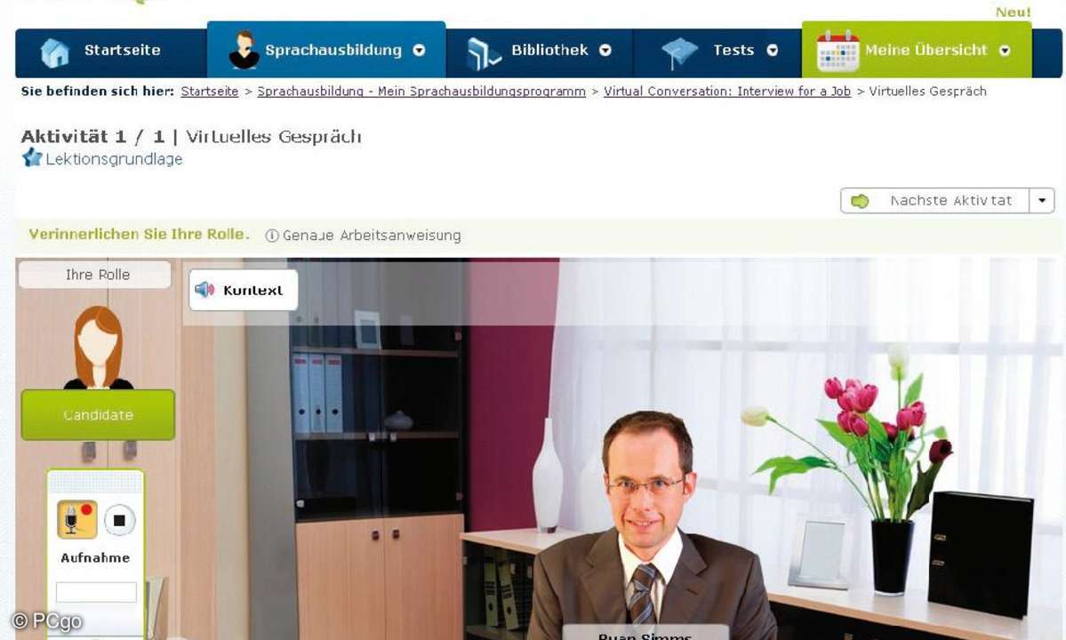 Tell me more webpass Englisch
