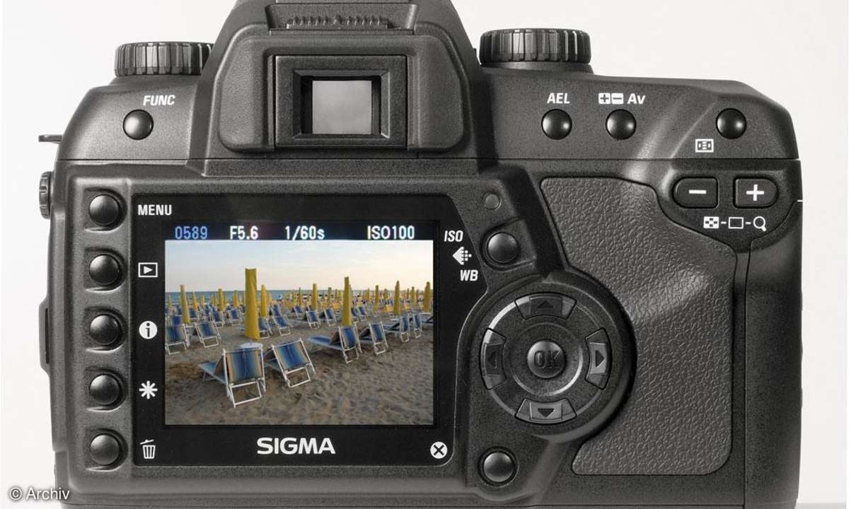 Sigma SD14 Rückseite