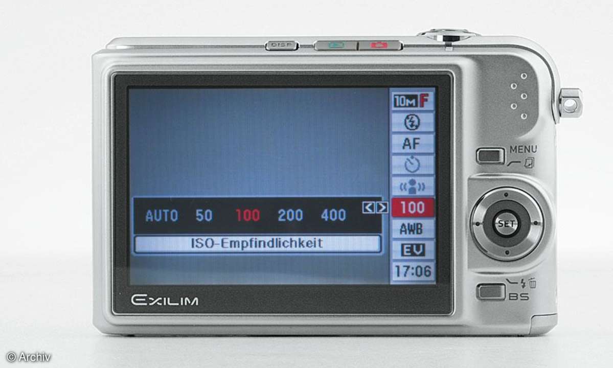 Casio Exilim EX-Z1000 Rückseite