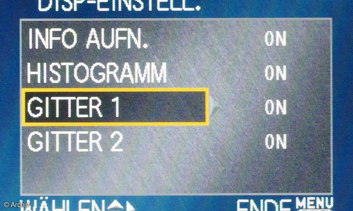 Menü Display Einstellung Panasonic Lumix DMC-L10