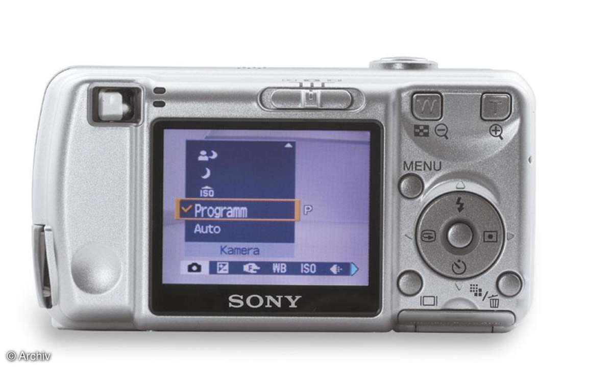 Sony Cybershot DSC-S600 Rückseite