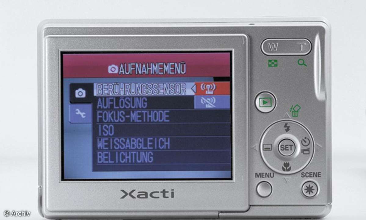 Sanyo Xacti VPC-S60 EX Rückseite
