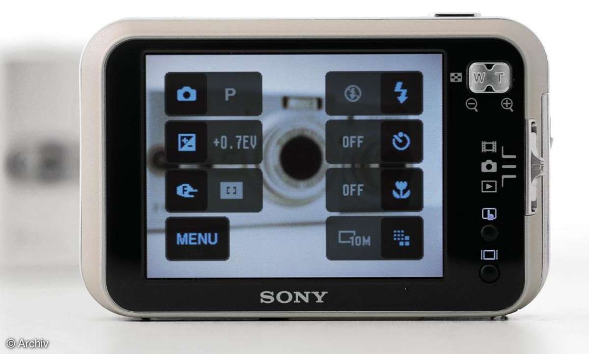 Sony Cybershot DSC-N2 Bedienelemente
