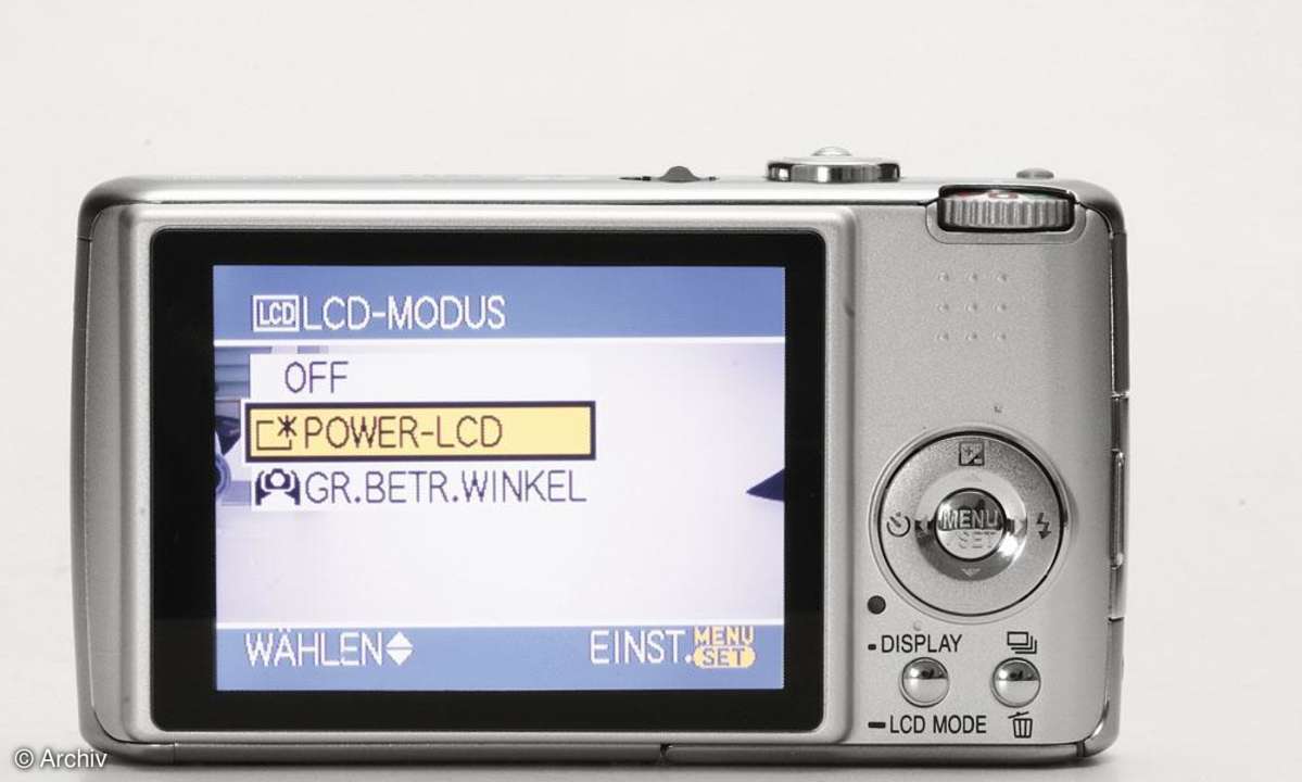 Panasonic Lumix DMC-FX01 Rückseite