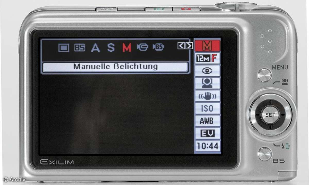 Casio Exilim EX-Z1200 Display
