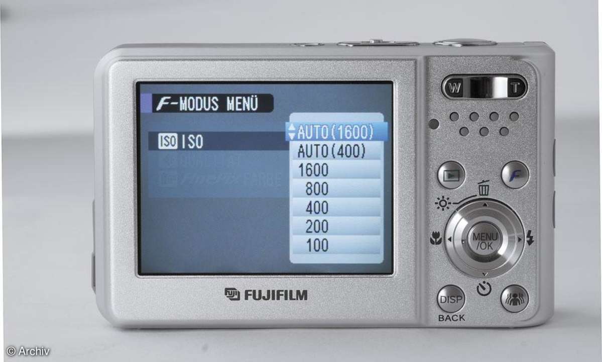 Fujifilm Finepix F20 Rückseite