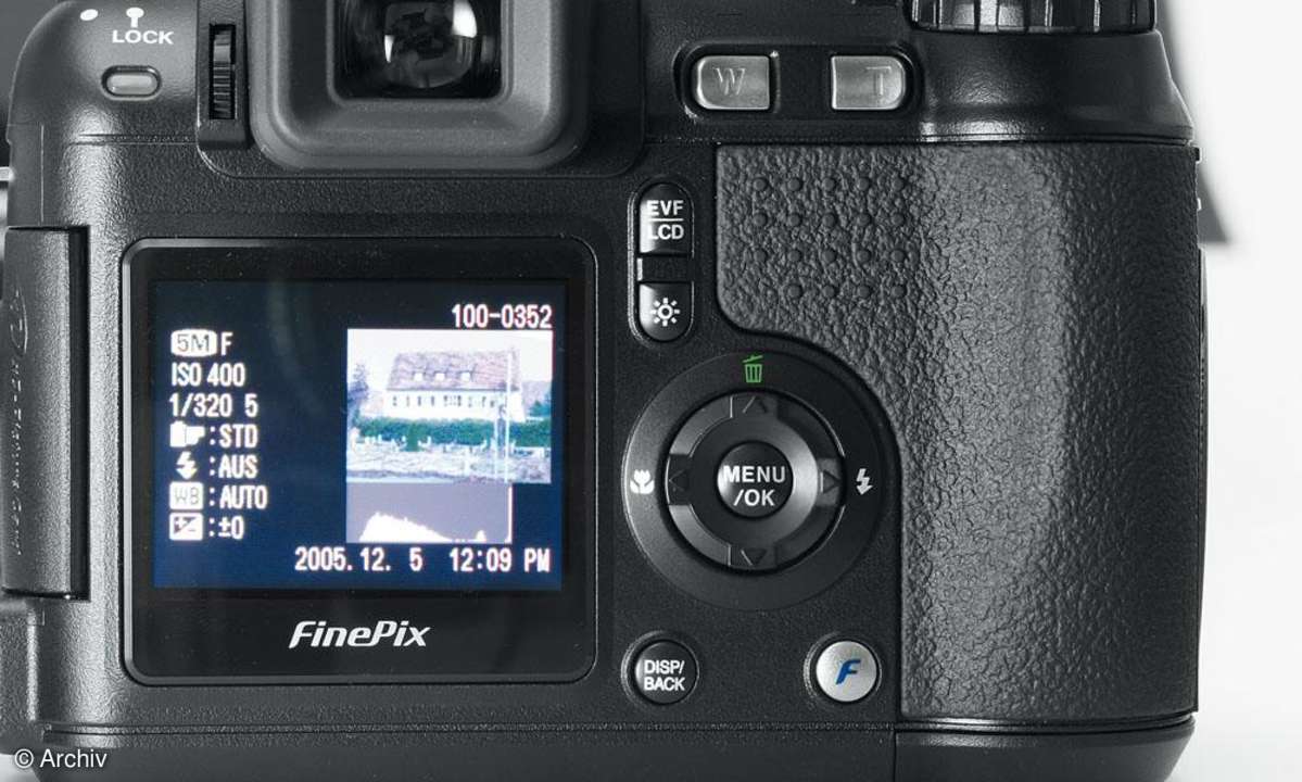 Fujifilm Finepix S5600 Bedienelemente