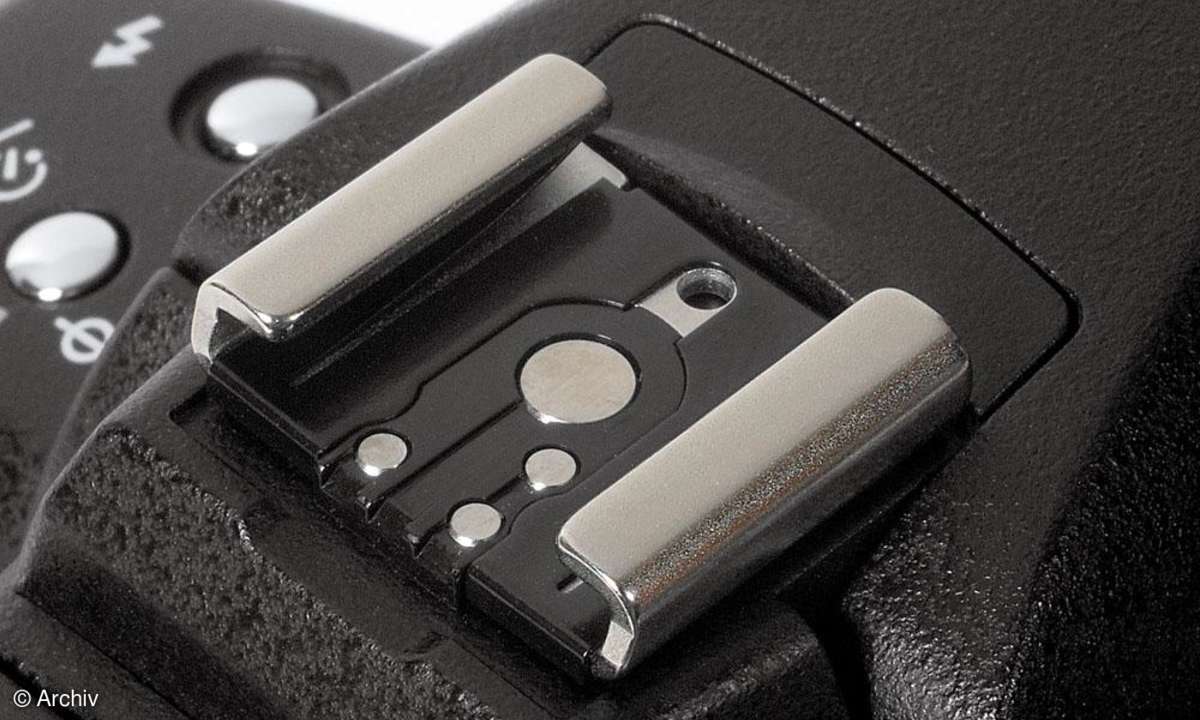 Olympus E-400 Blitzschuh