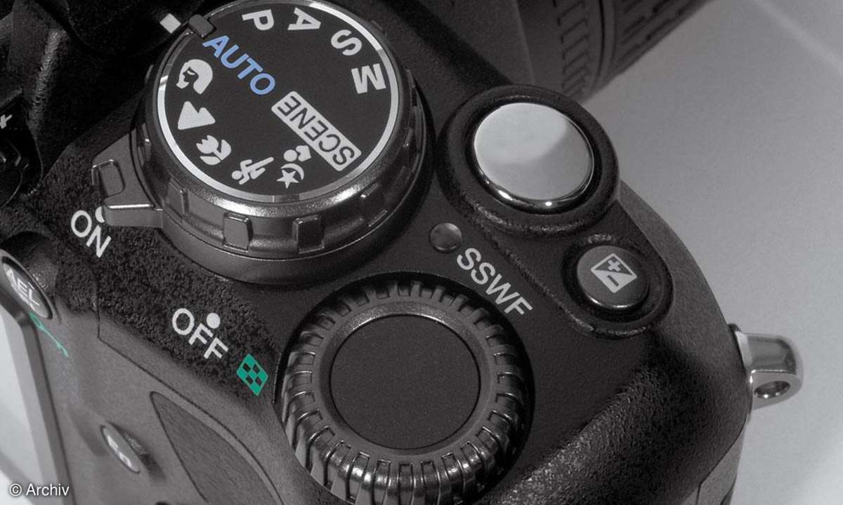 Olympus E-400 Programmwahlrad