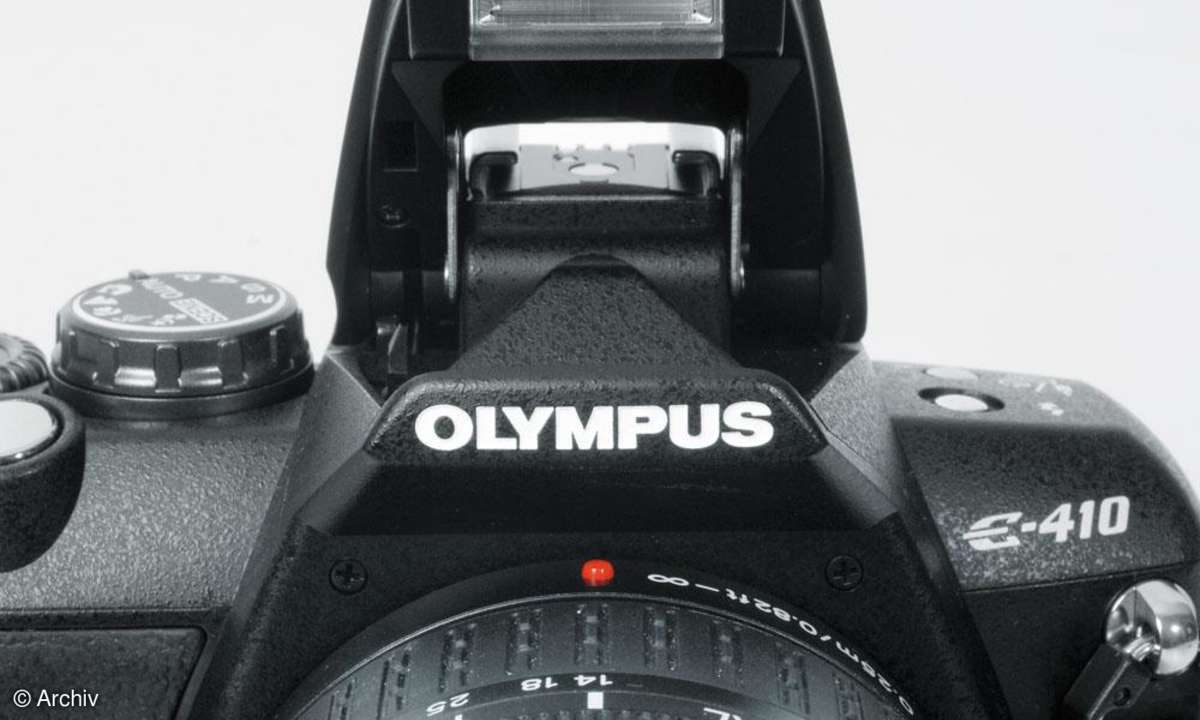 Olympus E-410 Blitzgerät