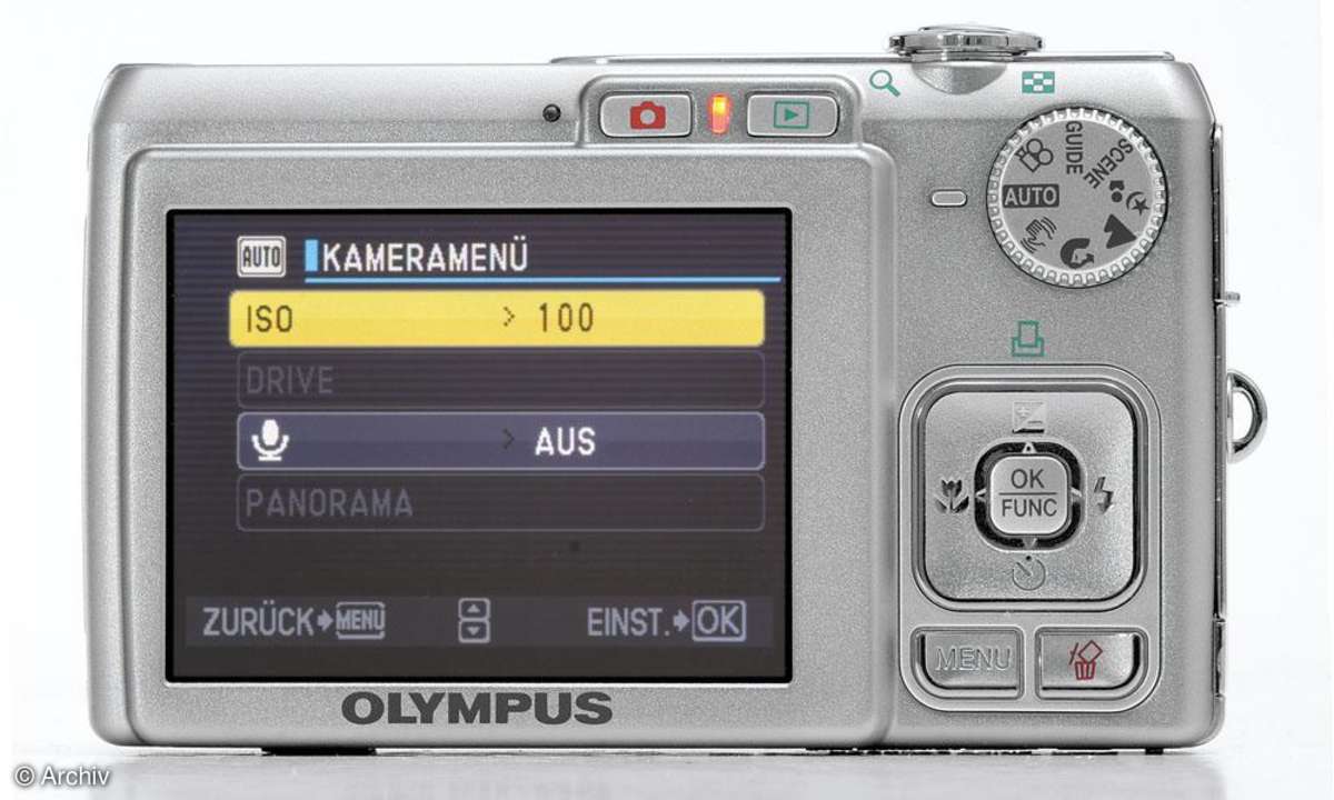 Olympus FE-250 Display