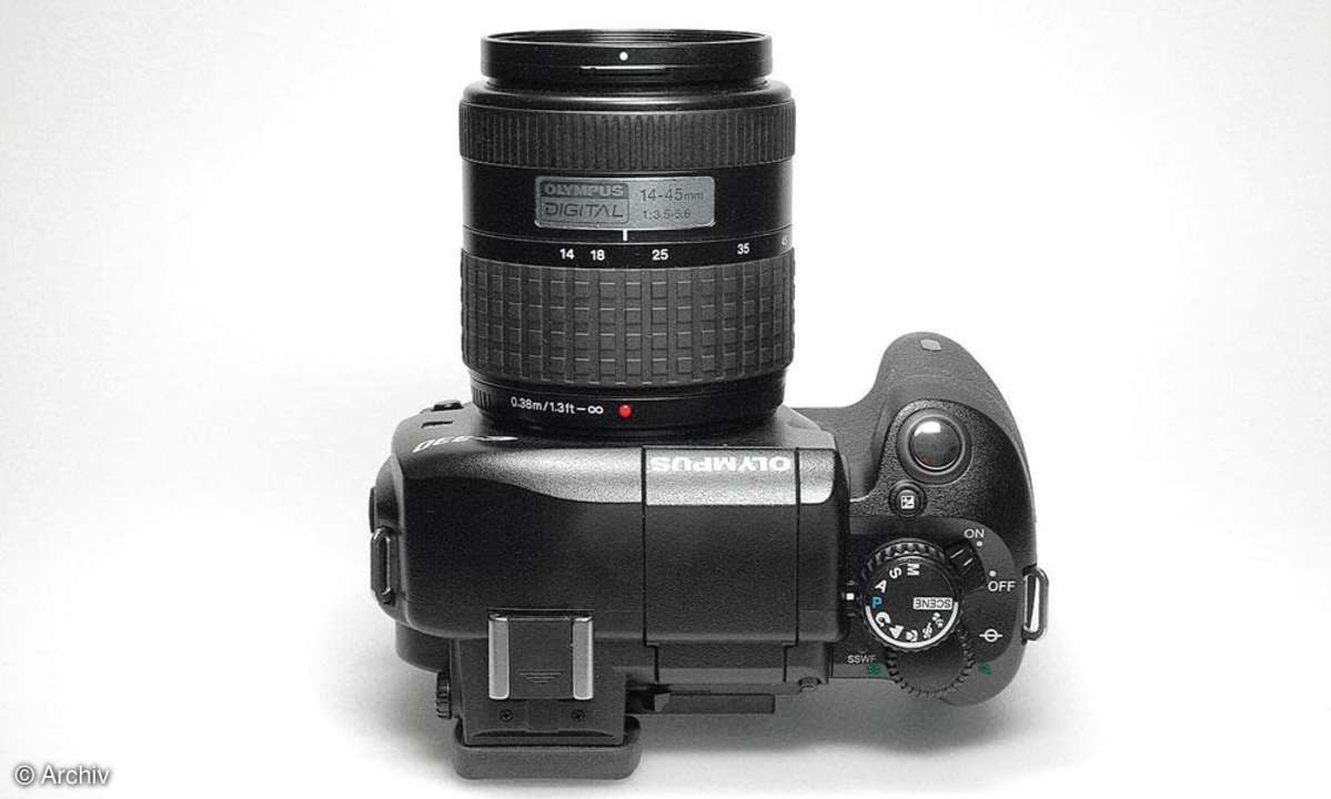 Olympus E-330 Top-View