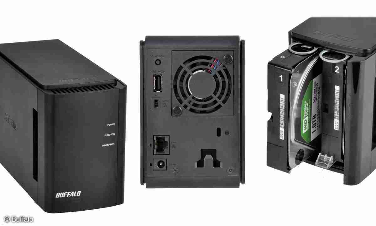 NAS LinkStation Duo LS-WX2.0TL von Buffalo im Test - connect-living