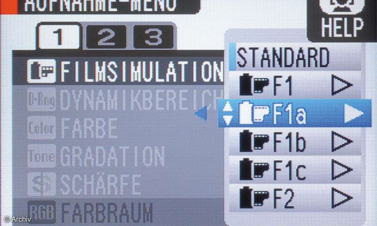 Filmsimulation Fujifilm FinePix S3 Pro