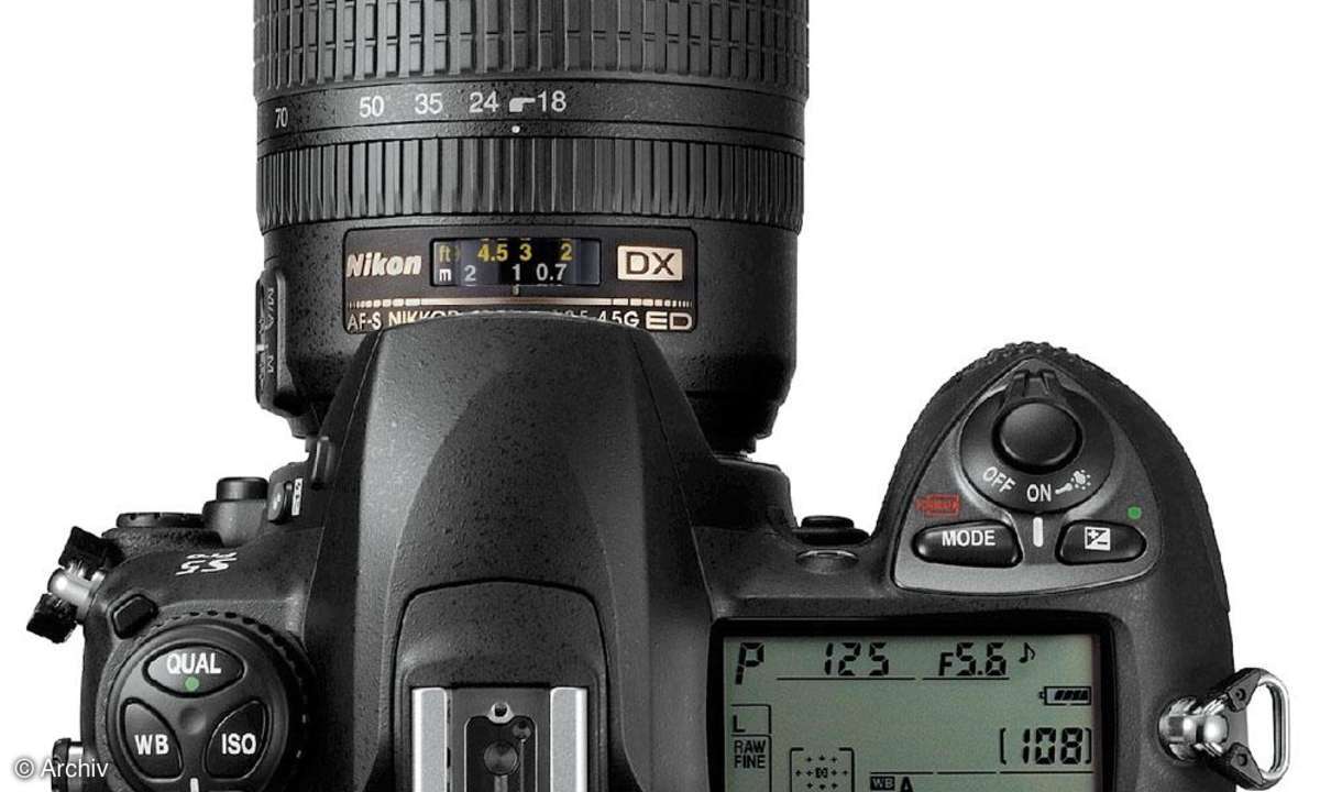 Fujifilm FinePix S3 Pro Aufsicht