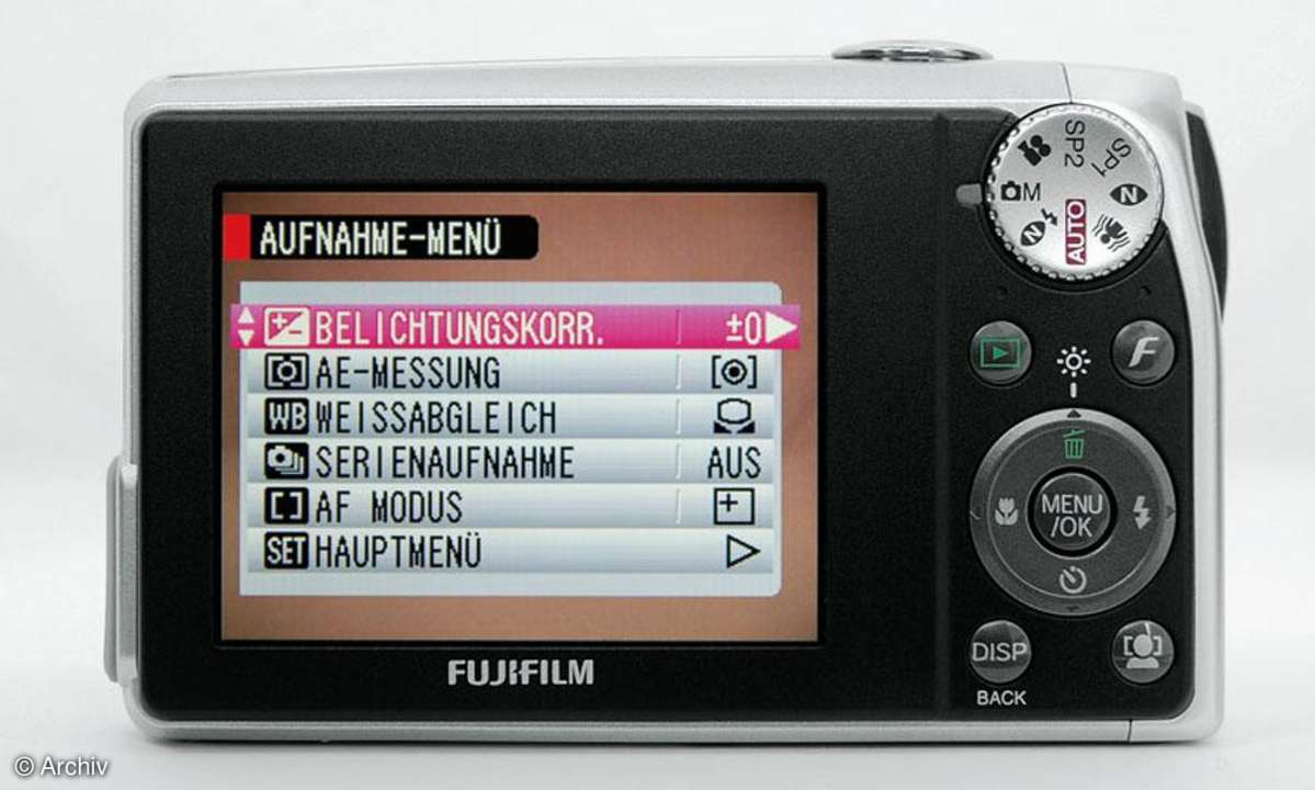Fuji Finepix F47fd Rückseite/ Display