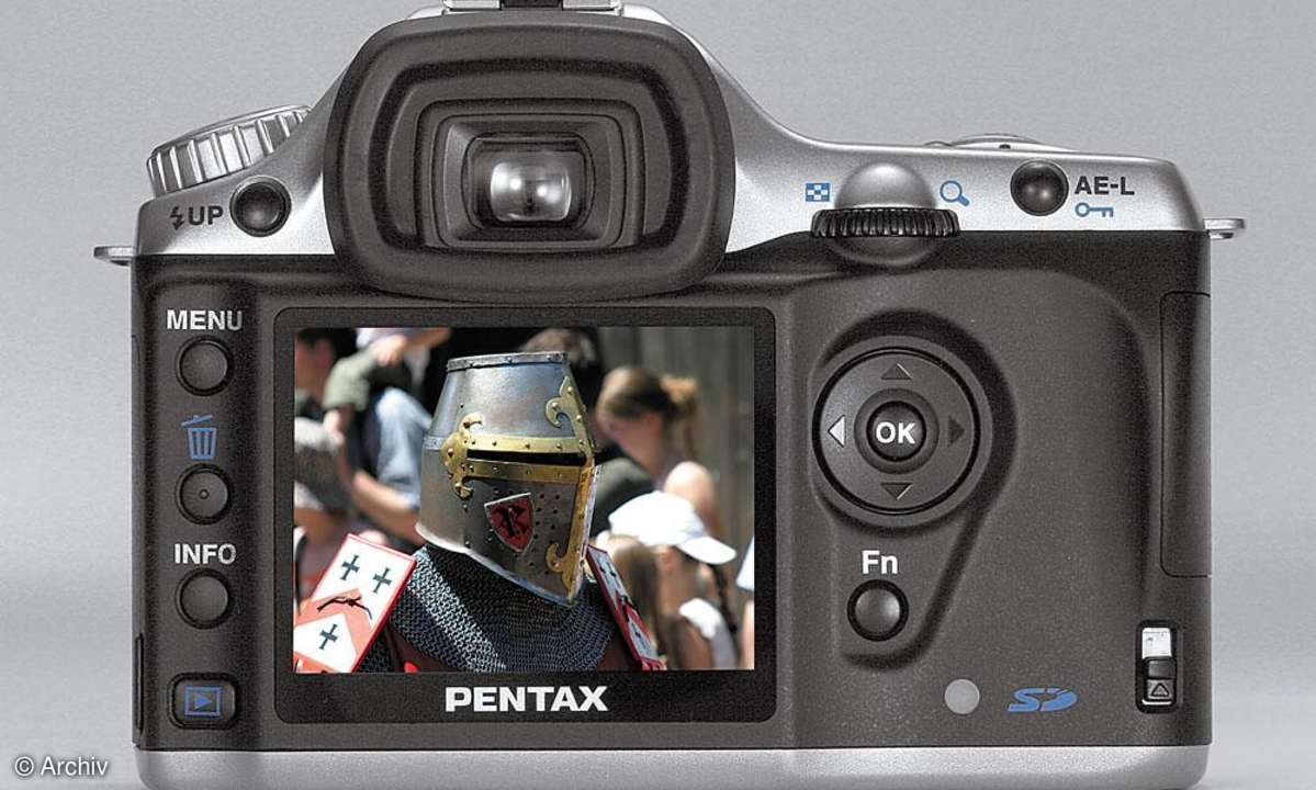 Pentax *istDL Rückseite/Display