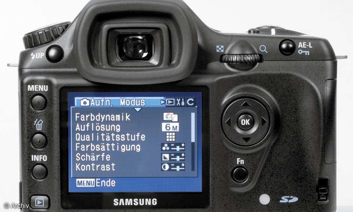 Samsung GX-1L/GX-1S Rückansicht