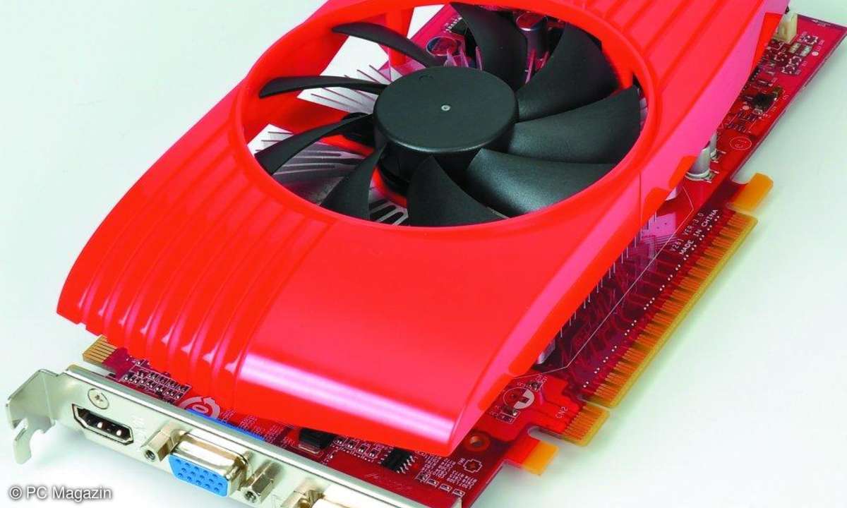 Die GeForce-Grafikkarte im Aldi-PC