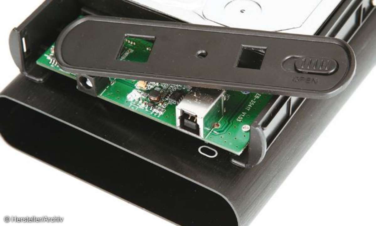 hardware, pc, festplatte, extern