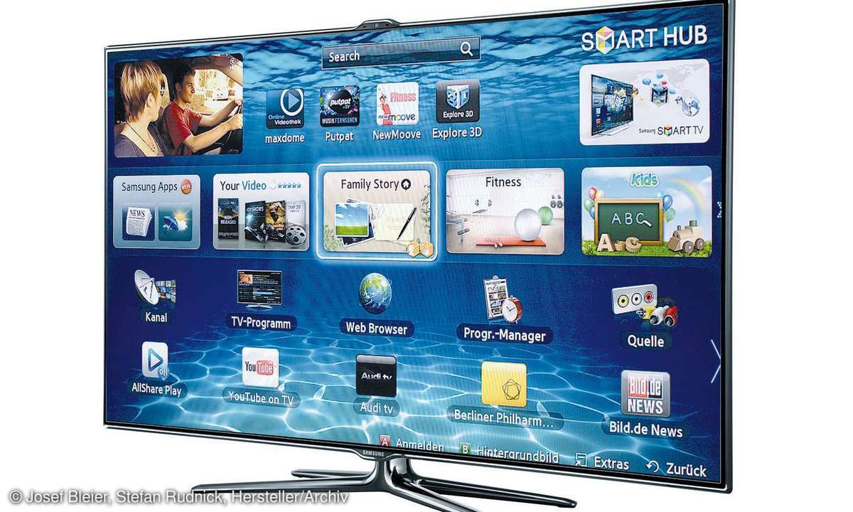 Samsung Smart Hub, fernseher, tv