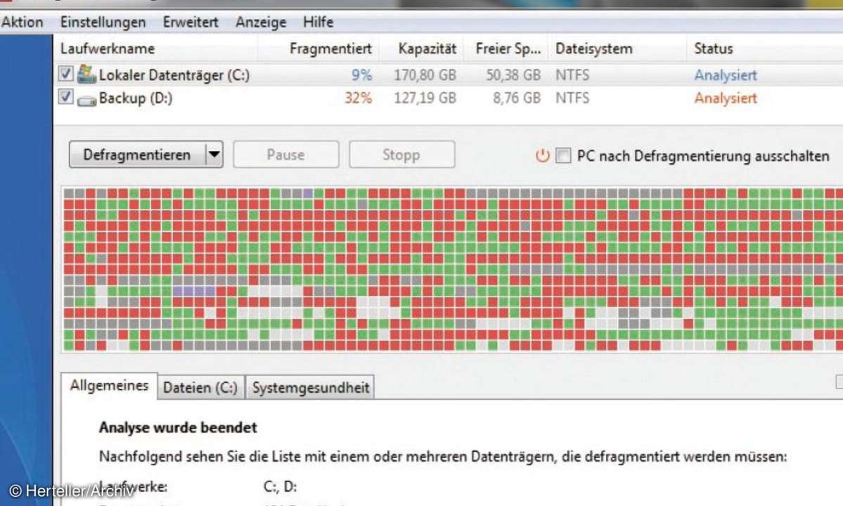 software, tools, defrag