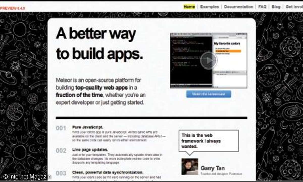 internet, webdesign, meteor, webapplikationen